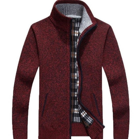 Eleganter Cardigan mit Rollkragen