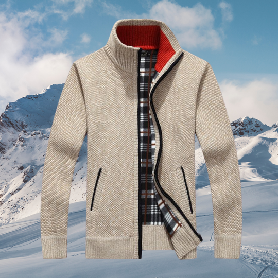 Eleganter Cardigan mit Rollkragen